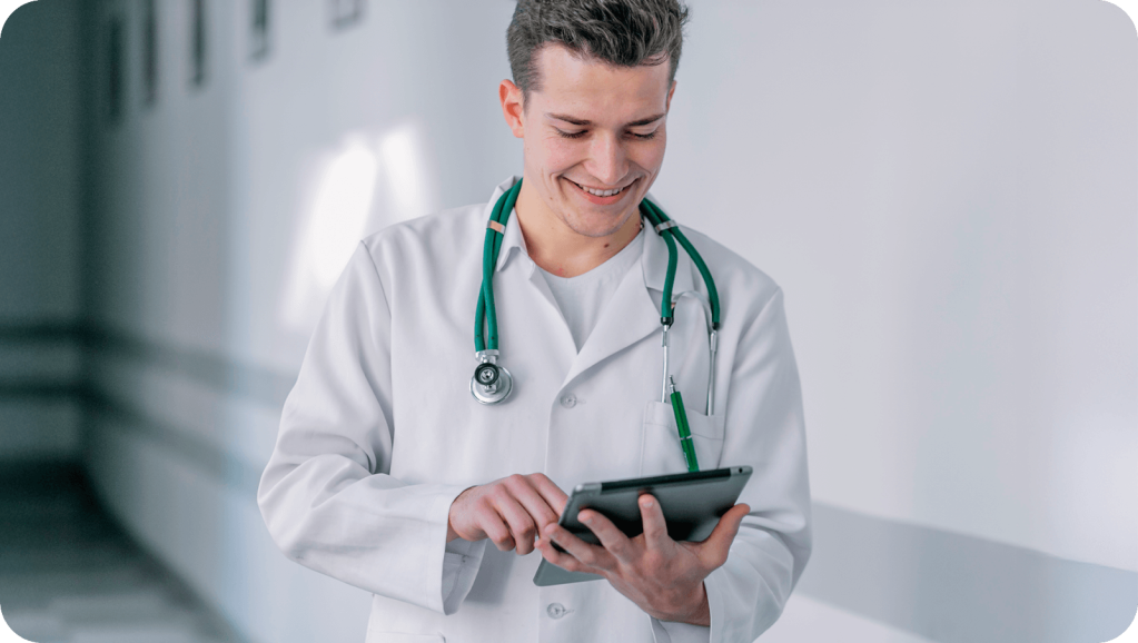 Con Incode, el personal médico puede acceder rápidamente y de forma segura a los registros sin obstáculos de autenticación engorrosos, incluso en situaciones de emergencia.